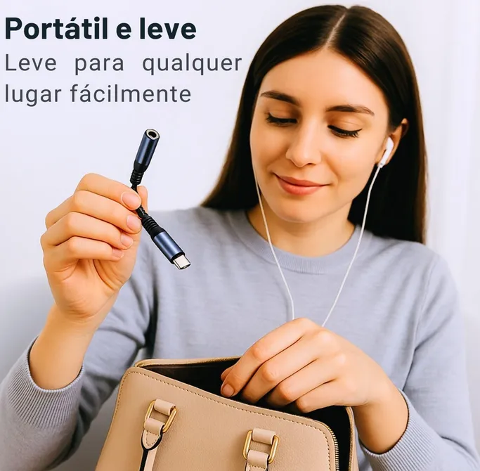 Adaptador portátil - leve para todo lugar